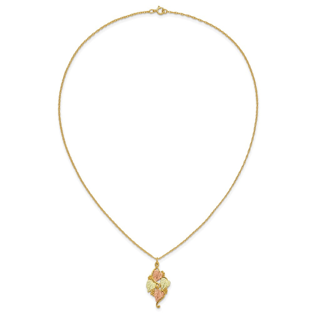10k Tri Color Tri-color Black Hills Gold Necklace