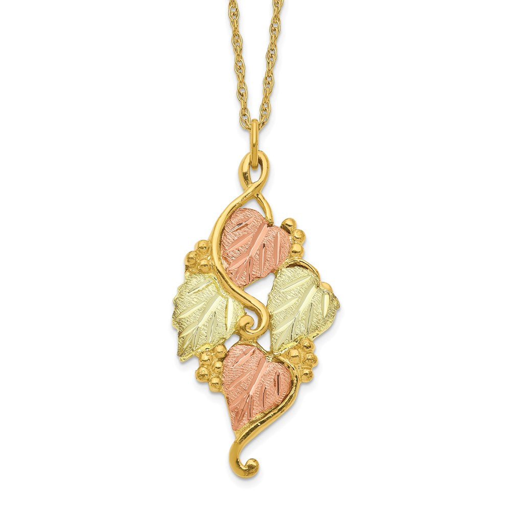 10k Tri Color Tri-color Black Hills Gold Necklace