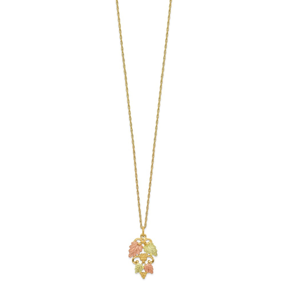 10k Tri Color Tri-color Black Hills Gold Necklace