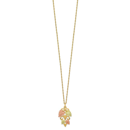 10k Tri Color Tri-color Black Hills Gold Necklace