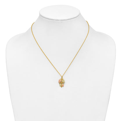 10k Tri Color Tri-color Black Hills Gold Necklace