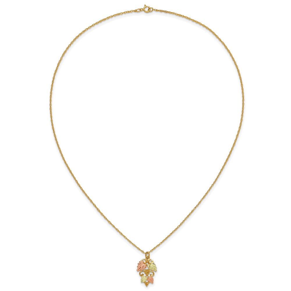 10k Tri Color Tri-color Black Hills Gold Necklace