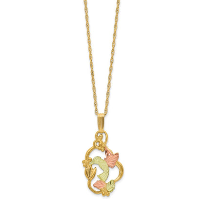 10k Tri Color Tri-color Black Hills Gold Necklace