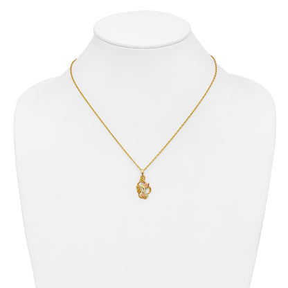 10k Tri Color Tri-color Black Hills Gold Necklace