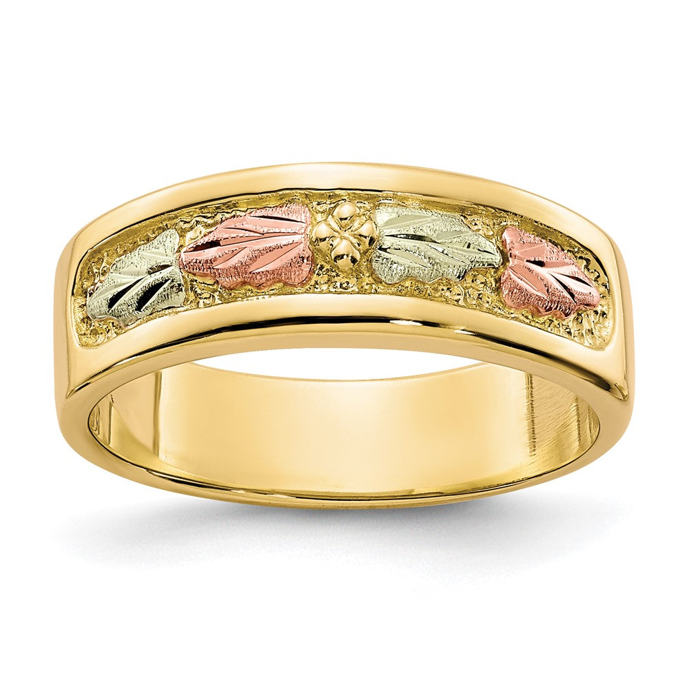 10k Tri Color Tri-color Black Hills Gold Ring