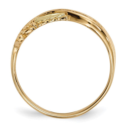 10k Tri Color Tri-Color Black Hills Gold Diamond Ring