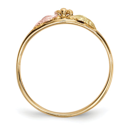 10k Tri Color Tri-Color Black Hills Gold Ring
