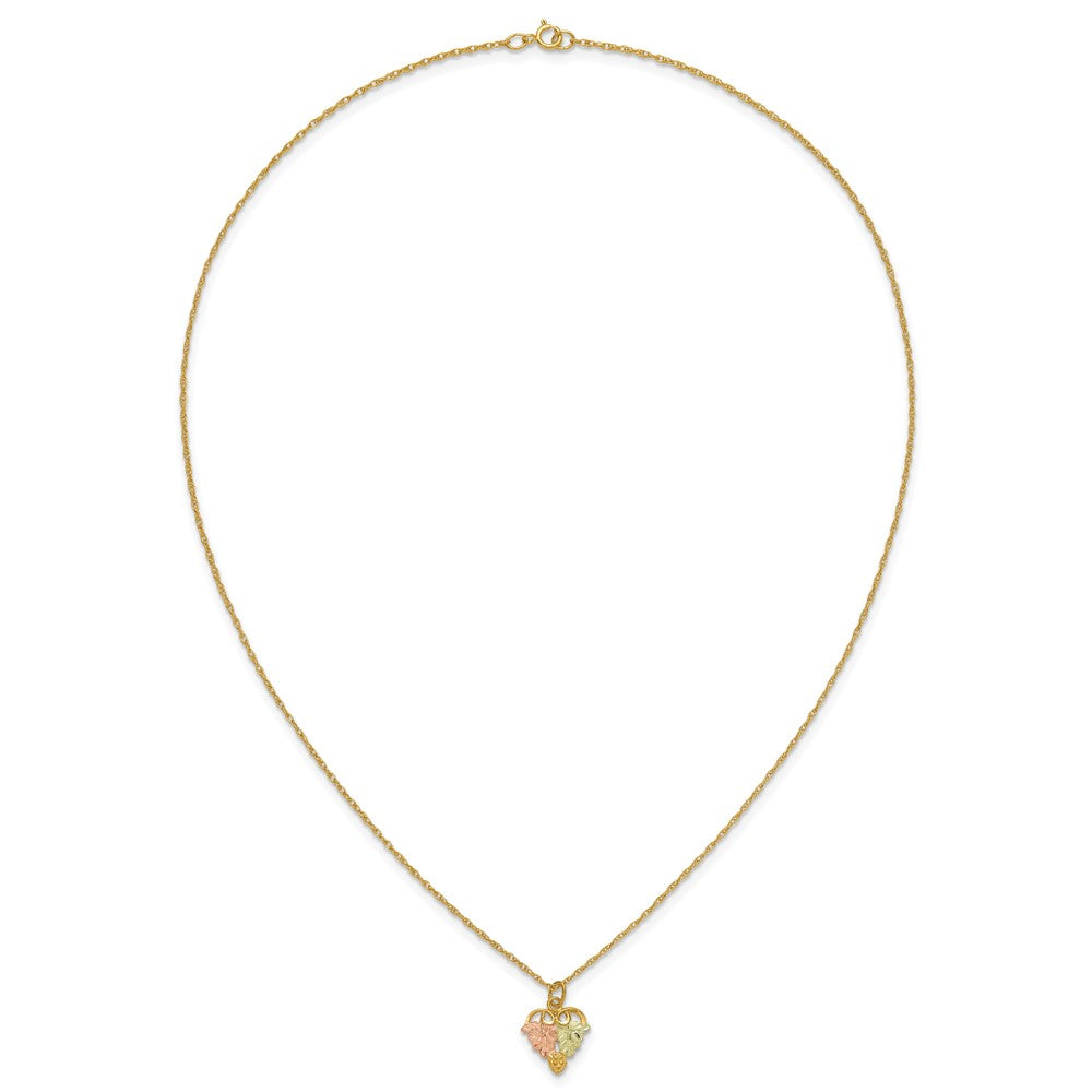 10k Tri Color Tri-Color Black Hills Gold Necklace