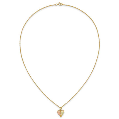 10k Tri Color Tri-Color Black Hills Gold Necklace
