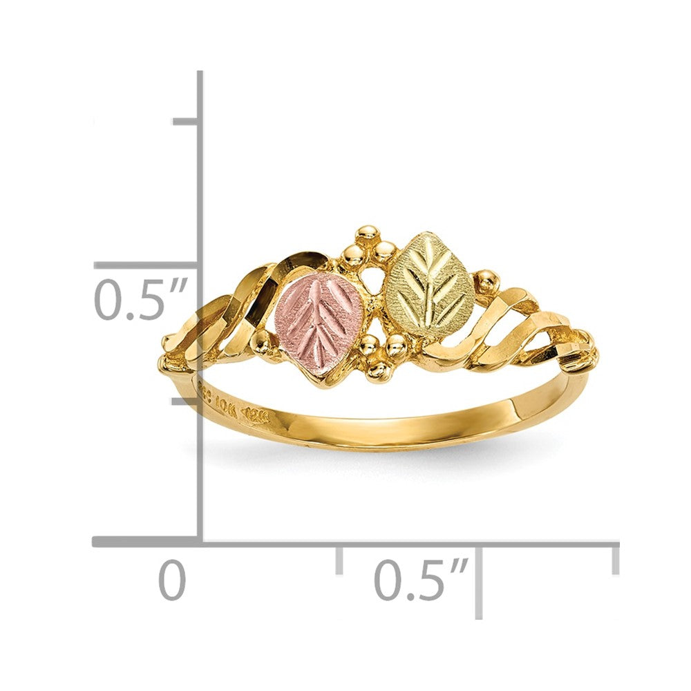 10k Tri Color Tri-Color Black Hills Gold Ring