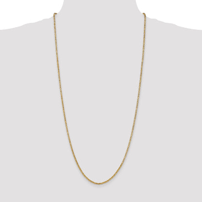 10K Yellow Gold 10K 2mm Byzantine Chain