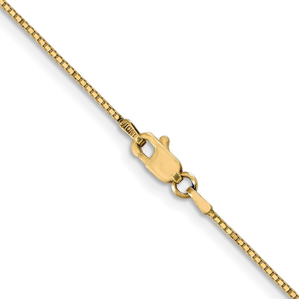 16 Inch 10k Yellow Gold .90mm Box Chain Necklace
