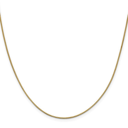 10K Yellow Gold .95mm Box Chain Necklace