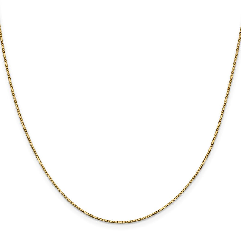 10K Yellow Gold .95mm Box Chain Necklace