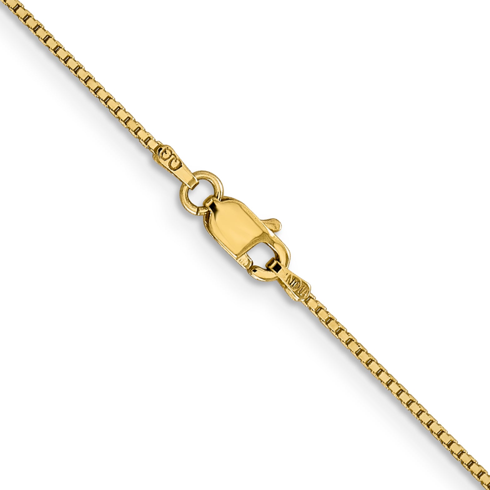 10K Yellow Gold .95mm Box Chain