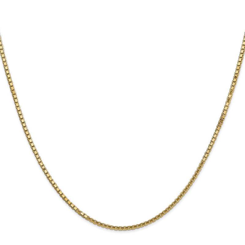 10k Yellow Gold 1.5mm Box Chain Necklace