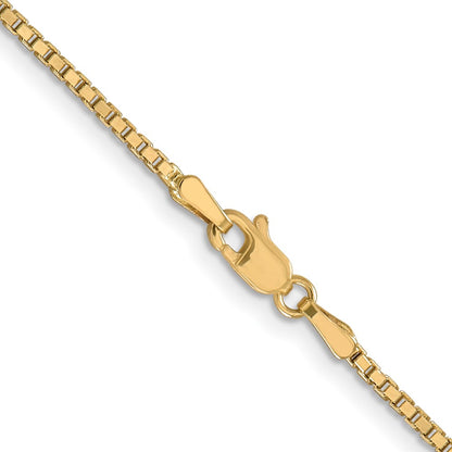 10k Yellow Gold 1.5mm Box Chain Necklace