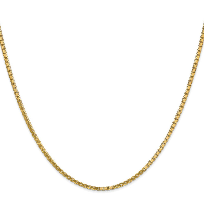 10k Yellow Gold 1.9mm Box Chain Necklace