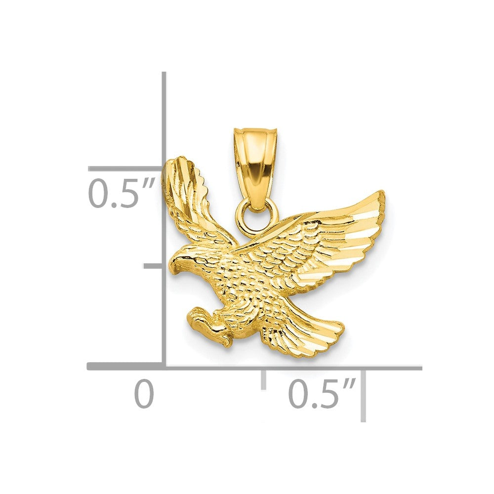 10k Yellow Gold Eagle Charm