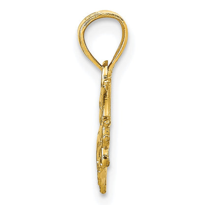 10k Yellow Gold Dolphin Charm
