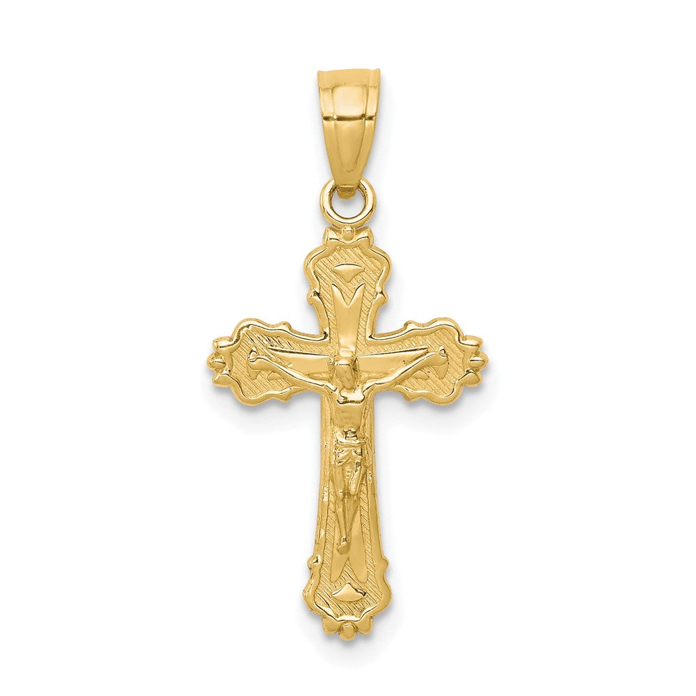 10k Yellow Gold Crucifix Pendant