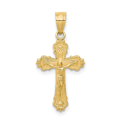 10k Yellow Gold Crucifix Pendant