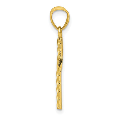 10k Yellow Gold Cross Pendant