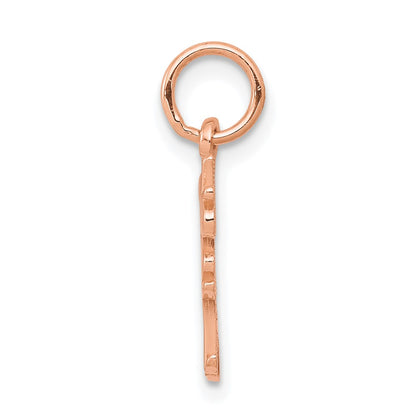 10K Rose Gold Daddys Little Girl Charm