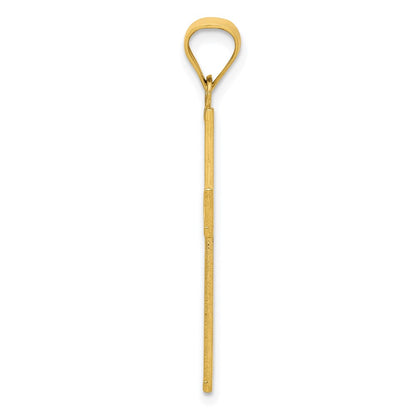 10k Yellow Gold Cross Pendant