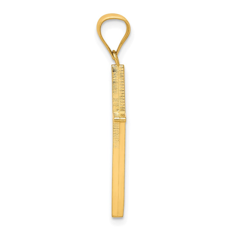 10k Yellow Gold Cross Pendant
