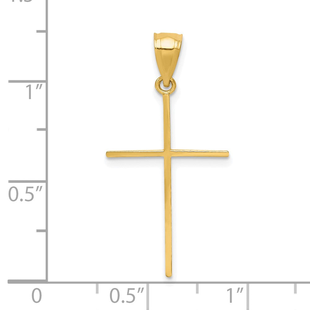 10k Yellow Gold Cross Pendant