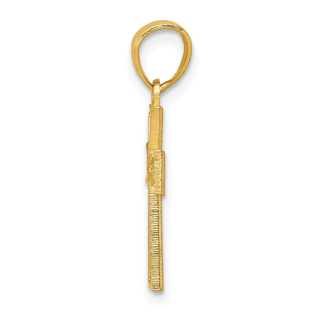 10k Yellow Gold Cross Pendant