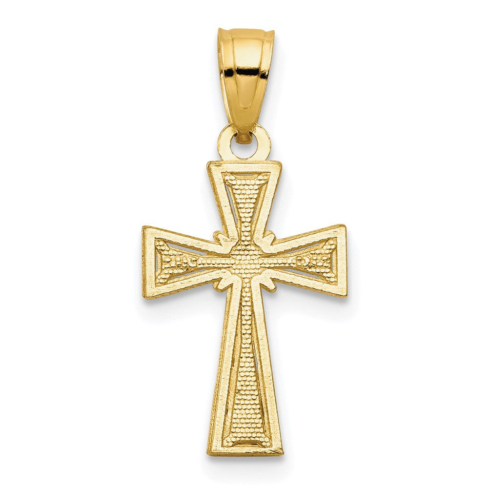 10k Yellow Gold Cross Pendant