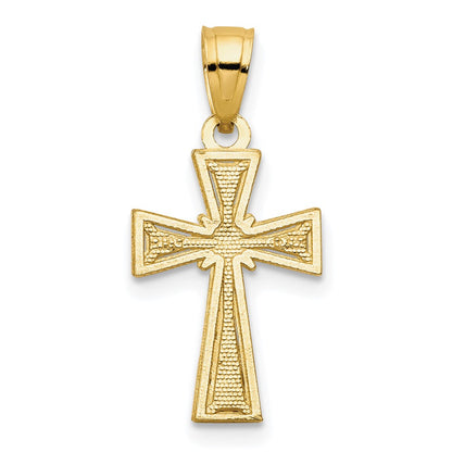 10k Yellow Gold Cross Pendant