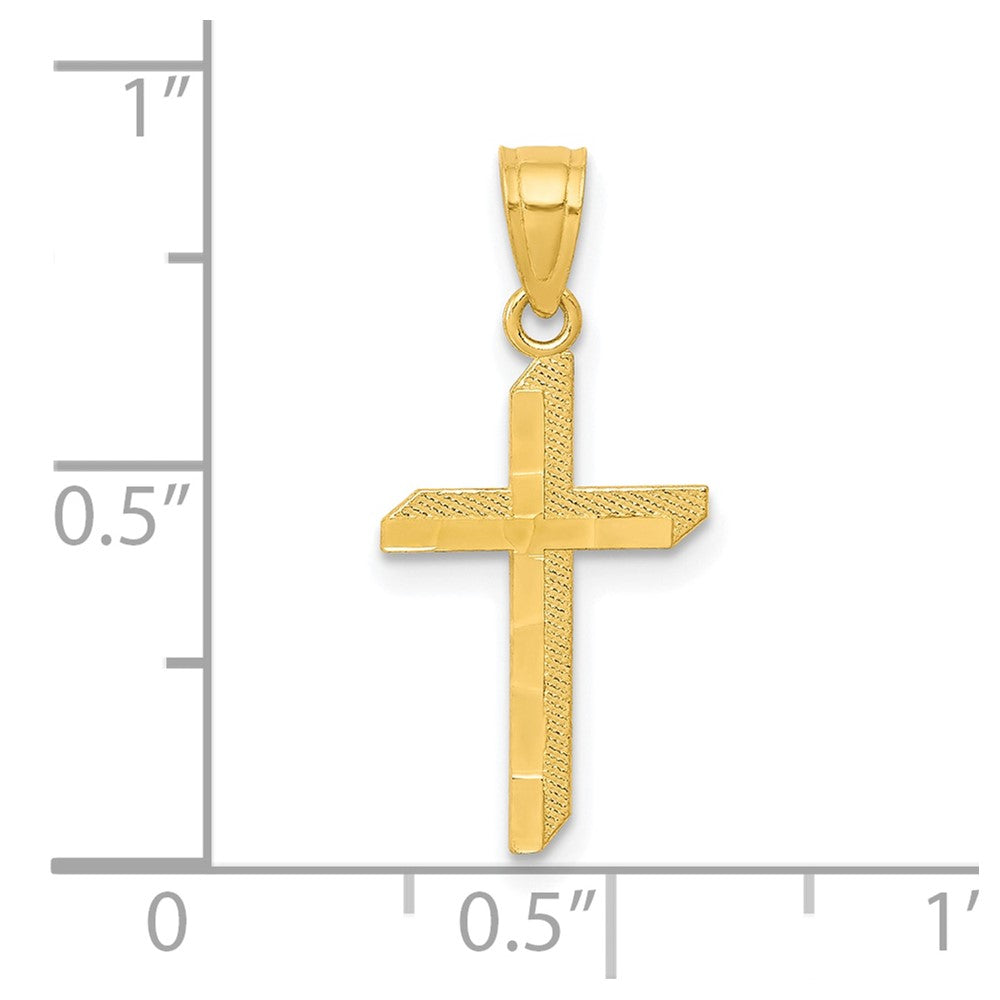 10k Yellow Gold Cross Pendant