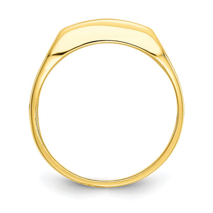 10K Yellow Gold Cz Polished Child'S Ring