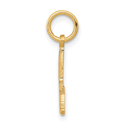 10k Yellow Gold #1 GRANDMA Charm