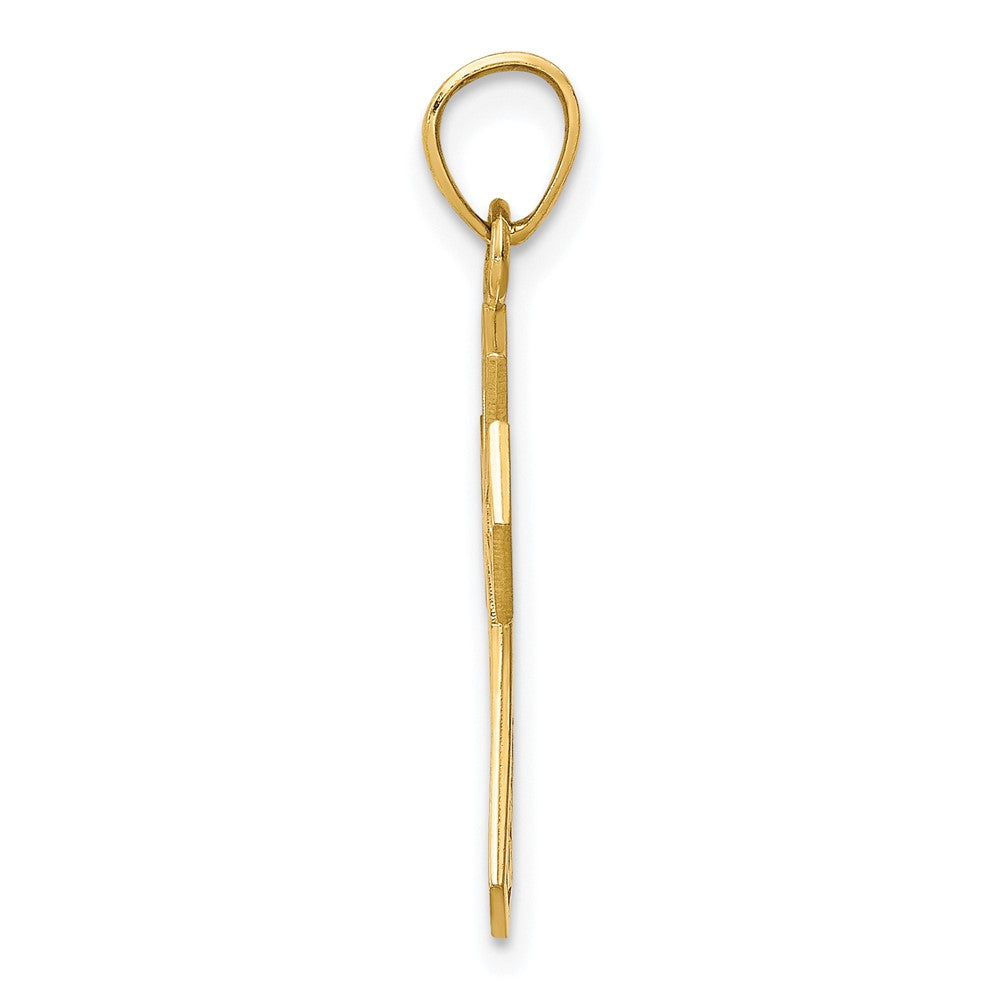 10k Yellow Gold Reversible Cross Charm