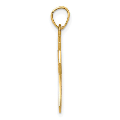 10k Yellow Gold Reversible Cross Charm