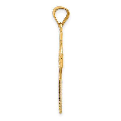 10k Yellow Gold Iona Cross Pendant