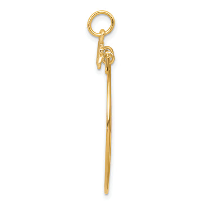 10k Yellow Gold MEMORIES Charm Holder