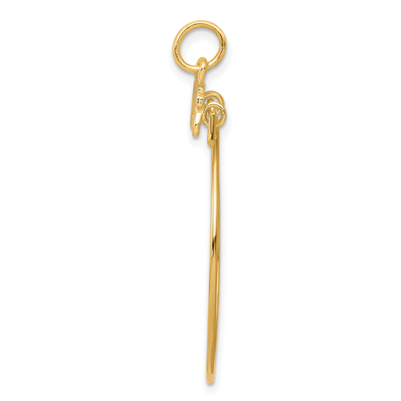 10k Yellow Gold MEMORIES Charm Holder