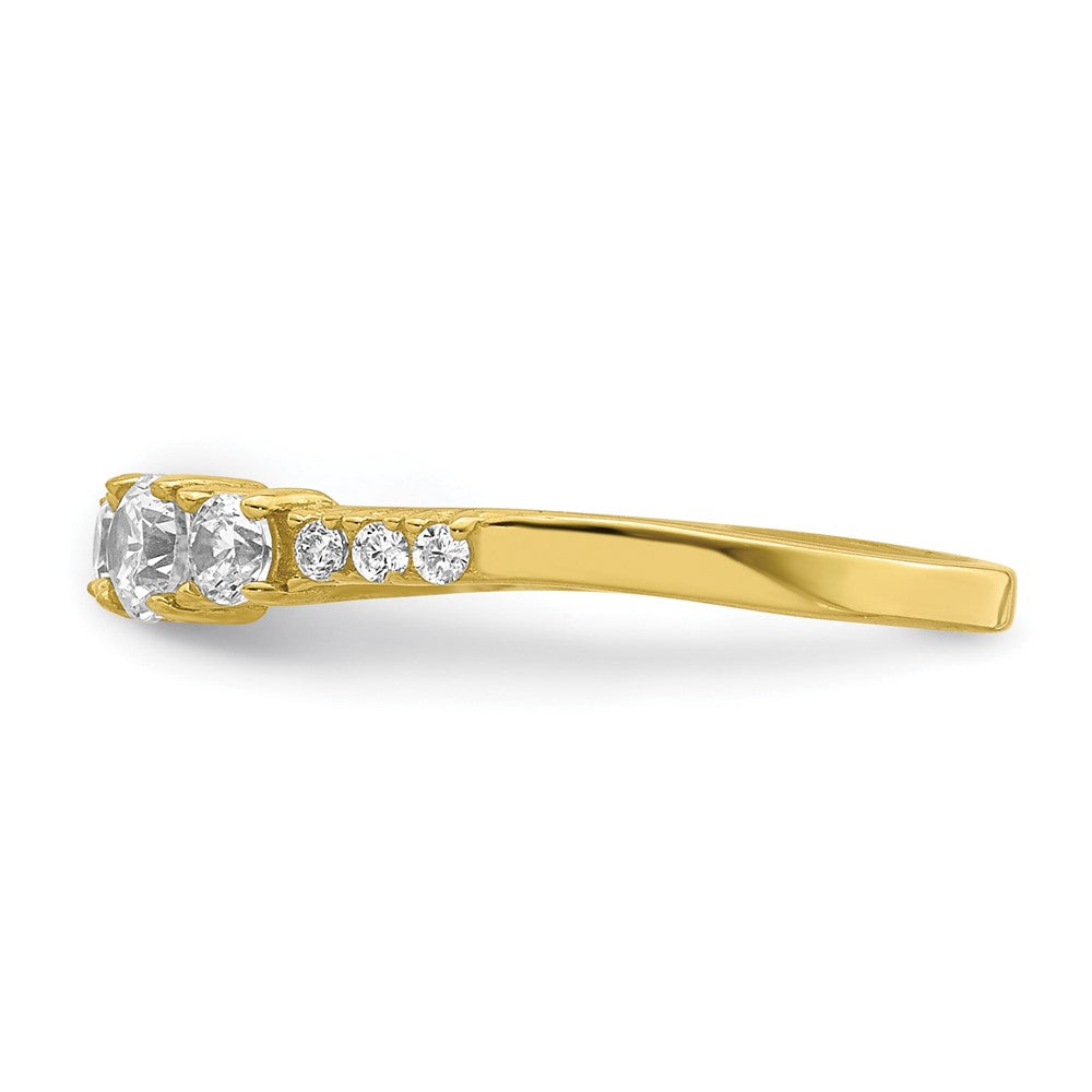 10K Yellow Gold 10K Cz Fancy Child'S Ring