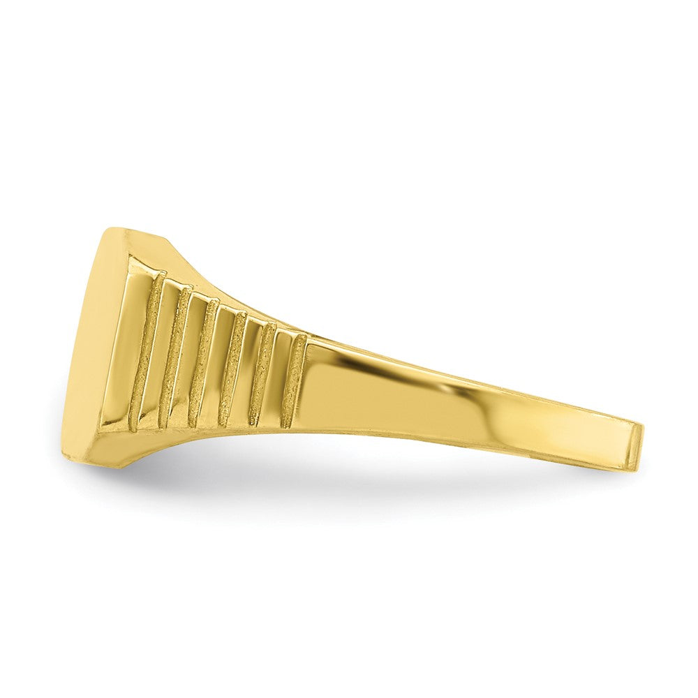 10k Yellow Gold Signet Baby Ring