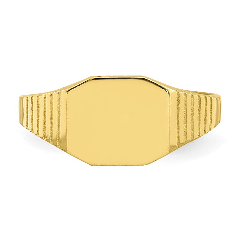 10k Yellow Gold Signet Baby Ring
