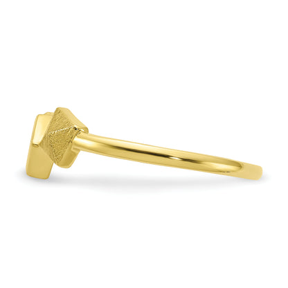 10K Yellow Gold Cz Ring (Size 7 Only)