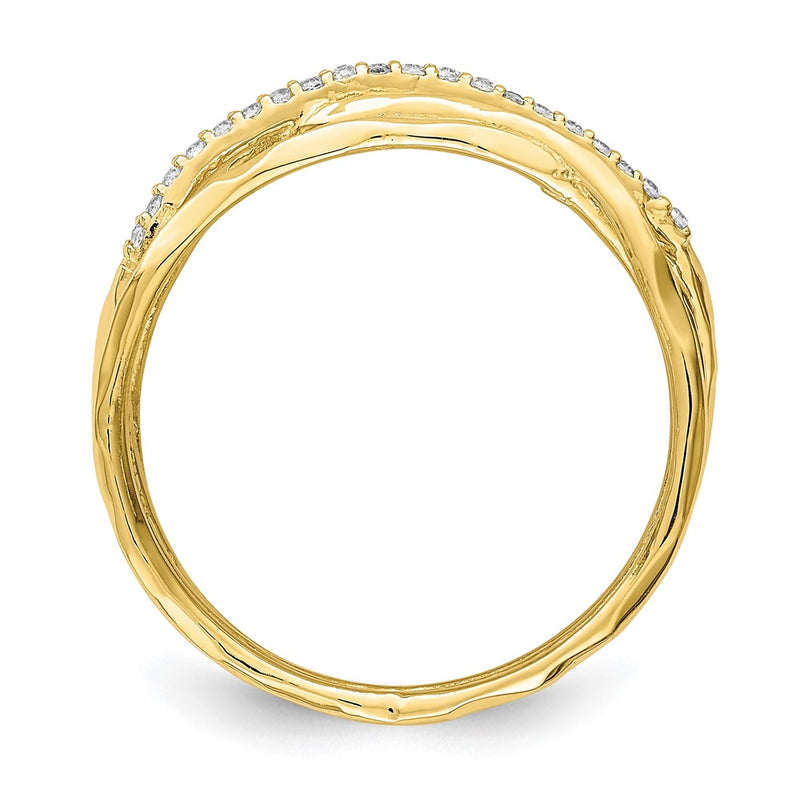 10K Yellow Gold 10K Cz Ring