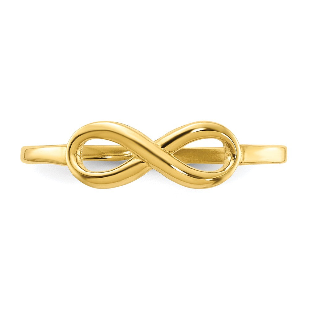 10K Yellow Gold 10K Infinity Ring