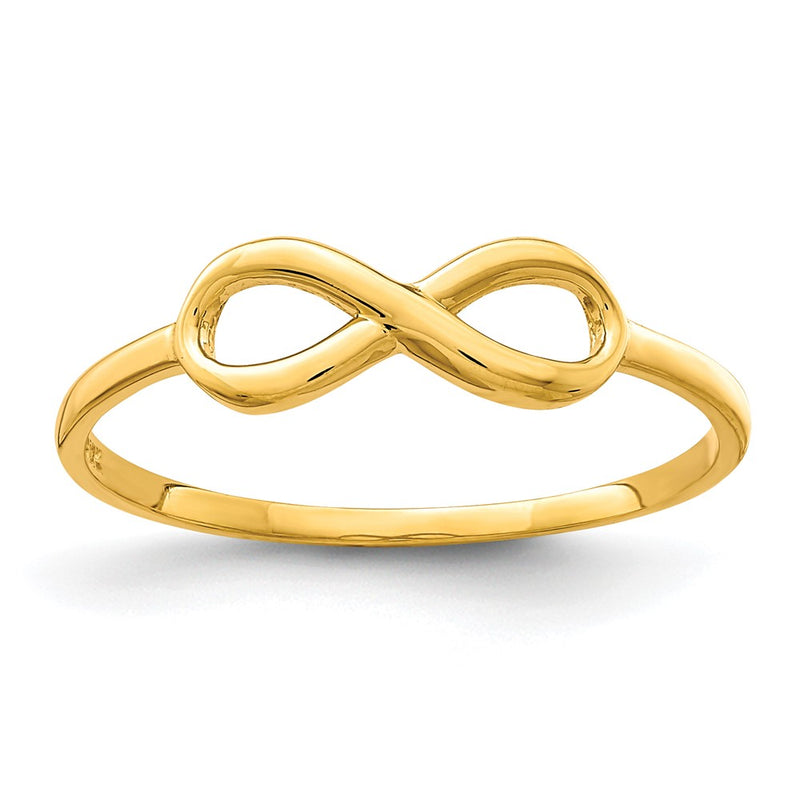 10K Yellow Gold 10K Infinity Ring