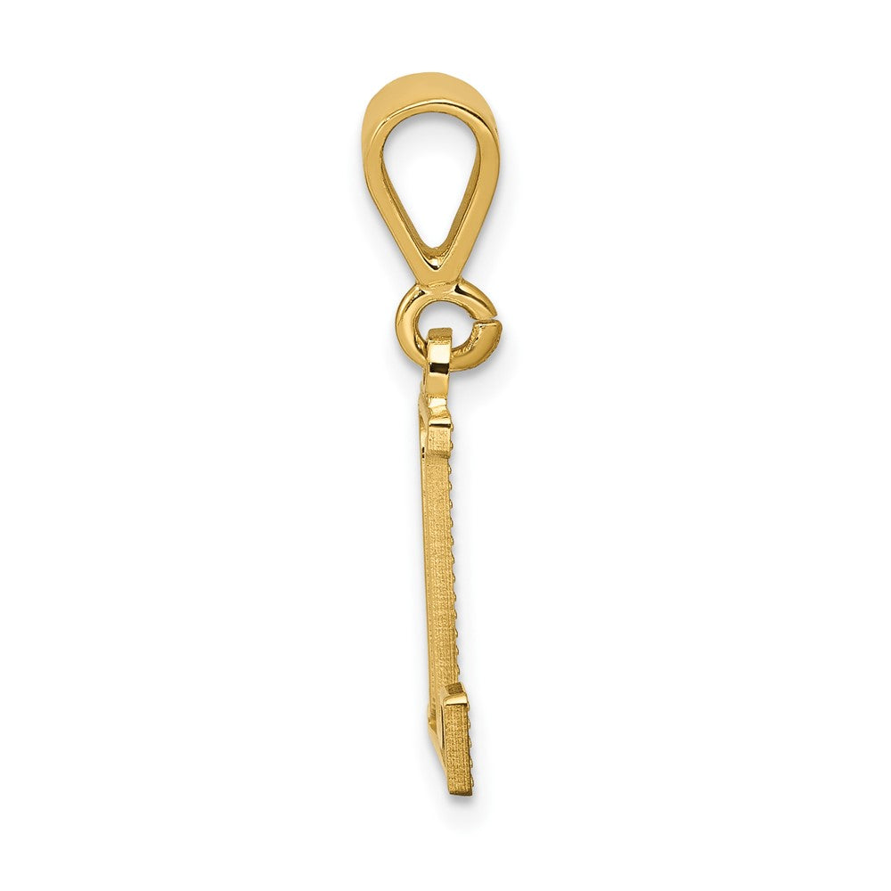 10K Yellow Gold 10Ky Initial L Pendant